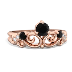 Amethyst Crown Keepsake 14K Rose Gold ring R5740