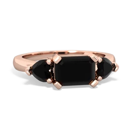 Alexandrite Three Stone 14K Rose Gold ring R5235