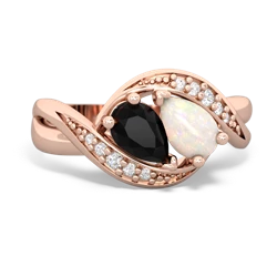 Onyx Summer Winds 14K Rose Gold ring R5342