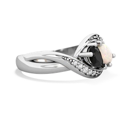 Onyx Summer Winds 14K White Gold ring R5342