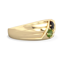 Onyx Men's Streamline 14K Yellow Gold ring R0460