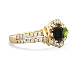 Onyx Art-Deco Keepsake 14K Yellow Gold ring R5630