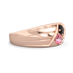 Onyx Men's Streamline 14K Rose Gold ring R0460