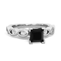 matching rings - Infinity 5mm Square Engagement