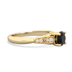 Onyx Antique Elegance 14K Yellow Gold ring R3100