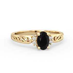 matching rings - Filligree Scroll Oval
