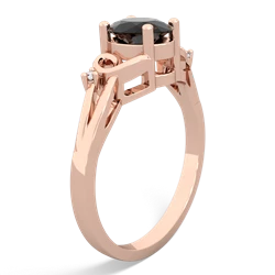 Onyx Swirls 14K Rose Gold ring R2347