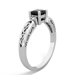 onyx filigree rings