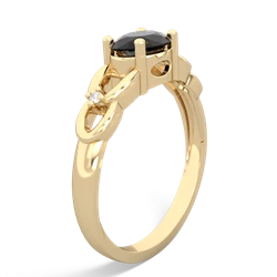 Onyx Links 14K Yellow Gold ring R4032