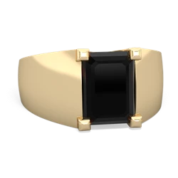 Onyx Men's 14K Yellow Gold ring R1836