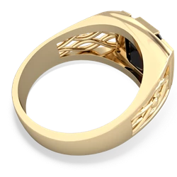 Onyx Men's Vine 14K Yellow Gold ring R0490