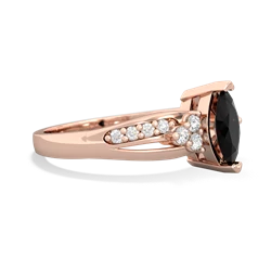 Onyx Royal Marquise 14K Rose Gold ring R2343