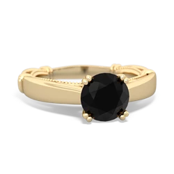 Onyx Renaissance 14K Yellow Gold ring R27806RD