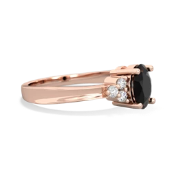 Onyx Simply Elegant 14K Rose Gold ring R2113