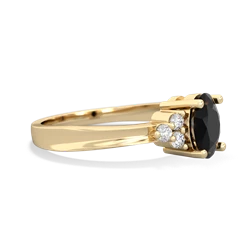 Onyx Simply Elegant 14K Yellow Gold ring R2113