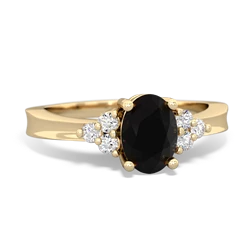 Onyx Simply Elegant 14K Yellow Gold ring R2113