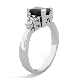 Onyx Timeless Classic 14K White Gold ring R2591