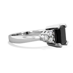 Onyx Timeless Classic 14K White Gold ring R2591