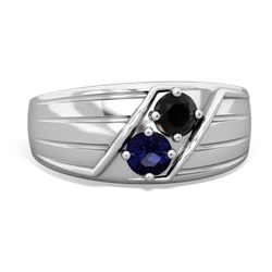 Onyx Men's Streamline 14K White Gold ring R0460