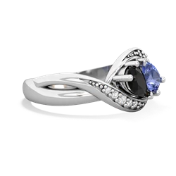 Onyx Summer Winds 14K White Gold ring R5342