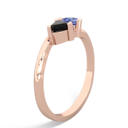 Onyx Sweethearts 14K Rose Gold ring R5260