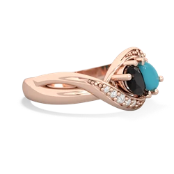 Onyx Summer Winds 14K Rose Gold ring R5342