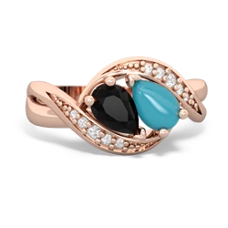 Onyx Summer Winds 14K Rose Gold ring R5342