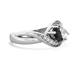 Onyx Summer Winds 14K White Gold ring R5342