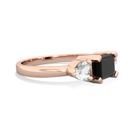 Onyx Three Stone 14K Rose Gold ring R5235