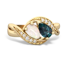 Opal Summer Winds 14K Yellow Gold ring R5342