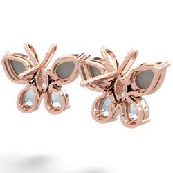 Opal Butterfly 14K Rose Gold earrings E2215