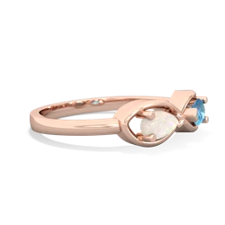 Opal Infinity 14K Rose Gold ring R5050