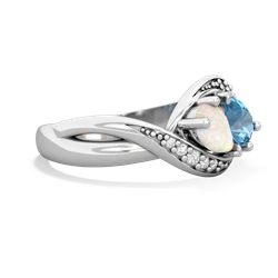 Opal Summer Winds 14K White Gold ring R5342