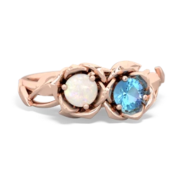 Opal Rose Garden 14K Rose Gold ring R5510