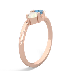 Opal Sweethearts 14K Rose Gold ring R5260