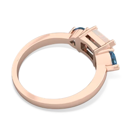 Opal Three Stone 14K Rose Gold ring R5235