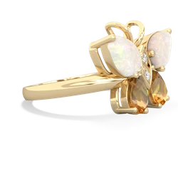 Opal Butterfly 14K Yellow Gold ring R2215