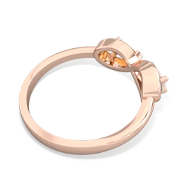 Opal Infinity 14K Rose Gold ring R5050