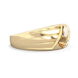 Opal Men's Streamline 14K Yellow Gold ring R0460