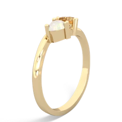 Opal Sweethearts 14K Yellow Gold ring R5260