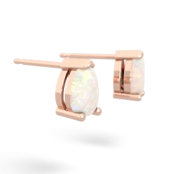 Opal Teardrop Stud 14K Rose Gold earrings E1793