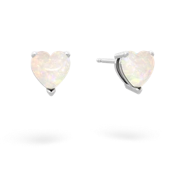 matching earrings - 6mm Heart Stud