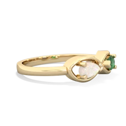 Opal Infinity 14K Yellow Gold ring R5050