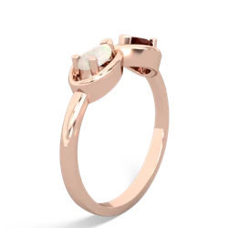 Opal Infinity 14K Rose Gold ring R5050