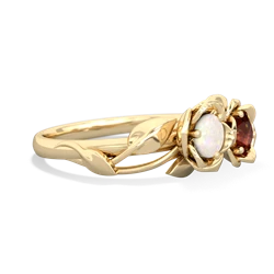 Opal Rose Garden 14K Yellow Gold ring R5510