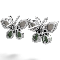 Opal Butterfly 14K White Gold earrings E2215