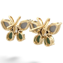 Opal Butterfly 14K Yellow Gold earrings E2215