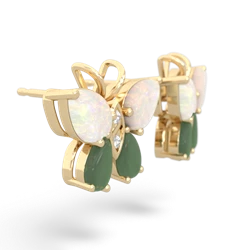 Opal Butterfly 14K Yellow Gold earrings E2215