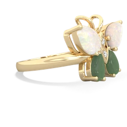 Opal Butterfly 14K Yellow Gold ring R2215