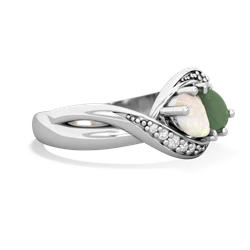 Opal Summer Winds 14K White Gold ring R5342